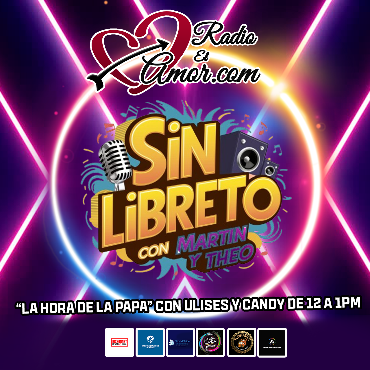 Sin Libreto con Martin Flores y Theo de 7 a 9 pm